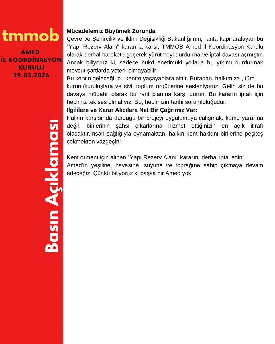 TMMOB AMED İKK tweet media