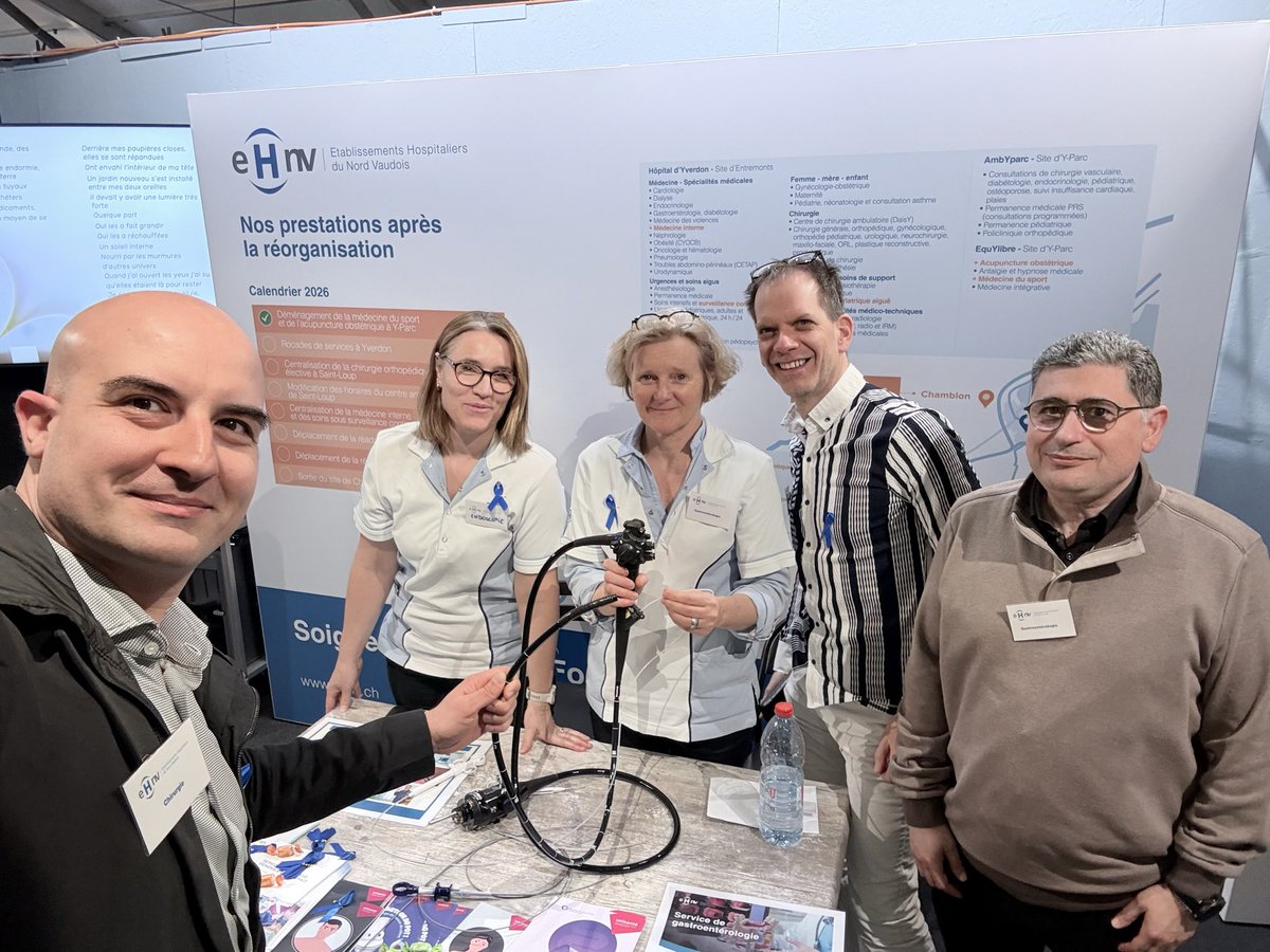 crscarpa's tweet photo. 🔵 Screening saves lives — and fast!
A huge thank you to everyone who stopped by the @eHnv_info village booth at the Comptoir du Nord Vaudois.
🔵 March Blue — the best fight against colorectal cancer? Winning it before it even starts. https://t.co/mRNWcVbbpD