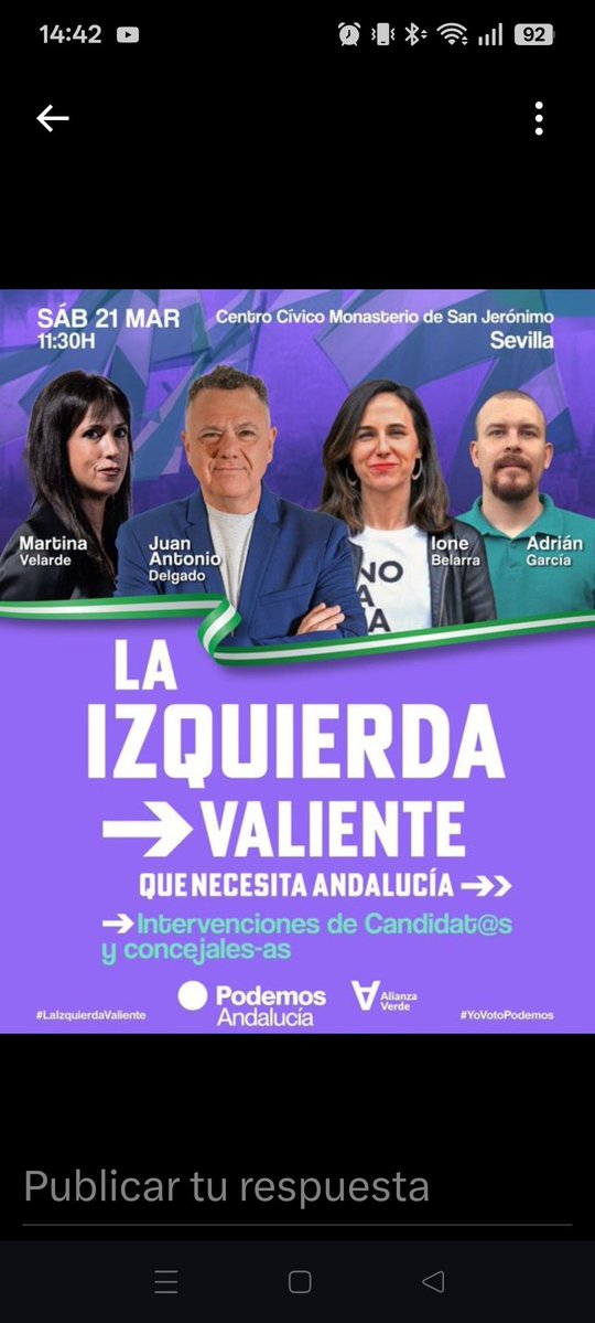 Lua gallega sangré morada,si se puede tweet media