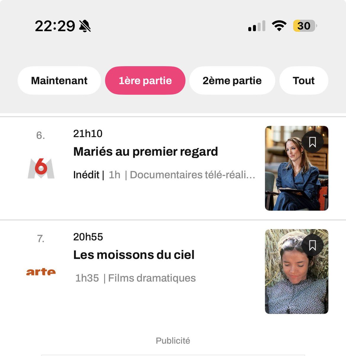 ty_man11's tweet photo. @youknowigotyou_ @guillaume_lvl @FranceTV Here is an example of the TV schedule for tomorrow. They all start at the same time except Arte ;).

For advertising, it’s 12 minutes per hour for private channels and 8 minutes for public channels (France 2, 3, 4, 5), and no ads after 8 p.m. https://t.co/hyQJaWDgt1