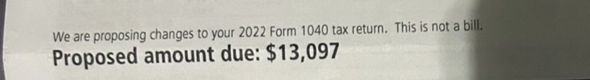insulinabuser69's tweet photo. In my early accountant days I used to do my friends taxes. Until one completely “forgot” about one of his crypto accounts (of course was trying to day trade so was showing over 70k in net proceeds lol)  and then frantically called me on MDW when he got this in the mail https://t.co/sHOv5uU8u1