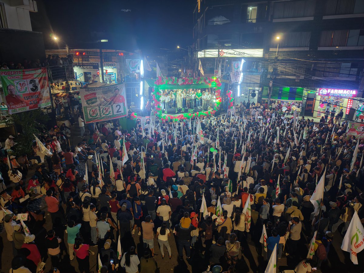 Roberto Sánchez Palomino tweet media