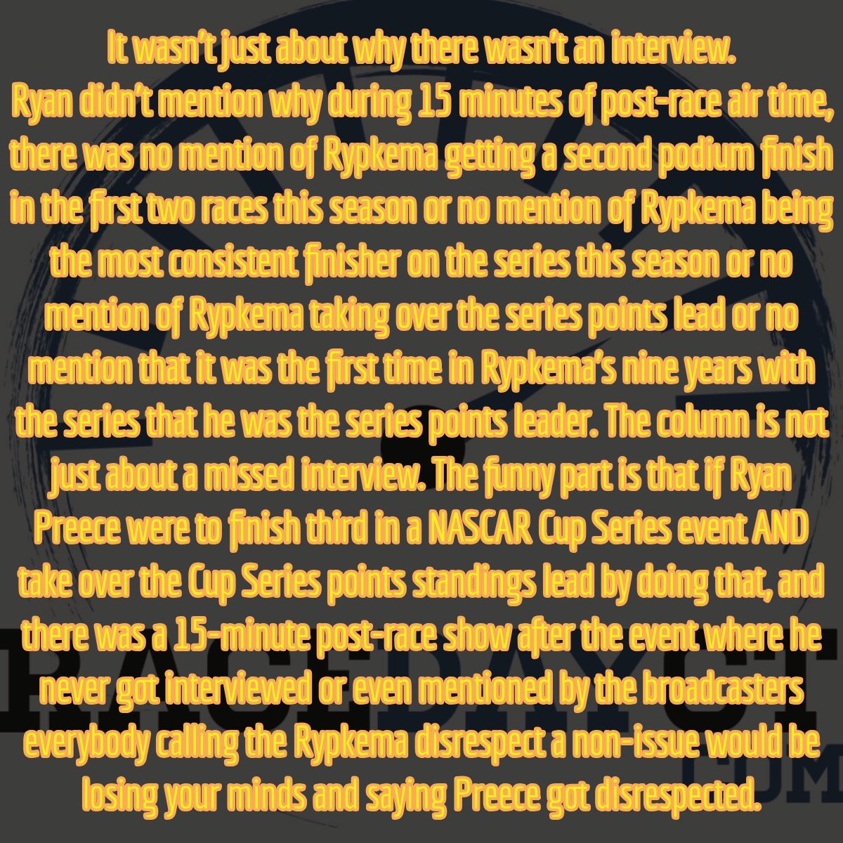 RaceDayCT tweet media