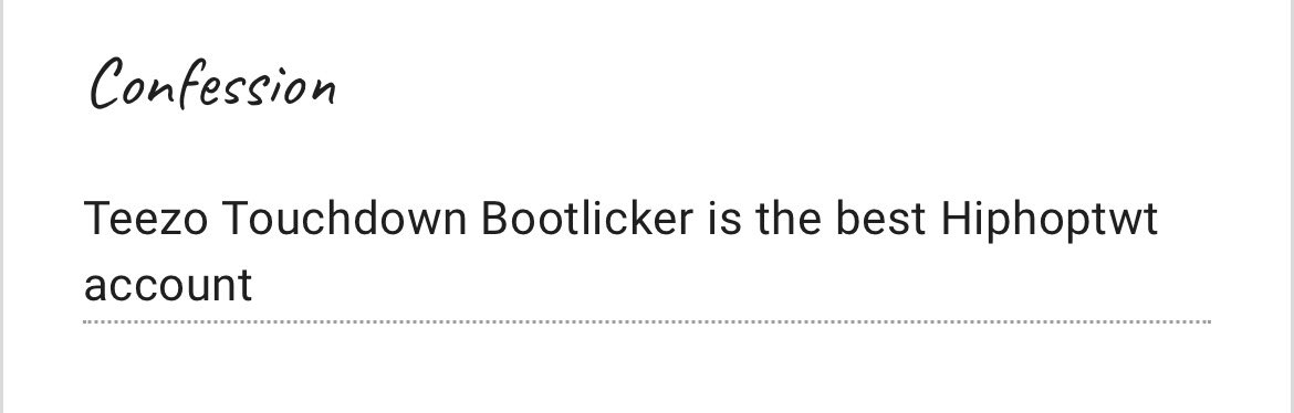 Music Twt Confessions tweet media