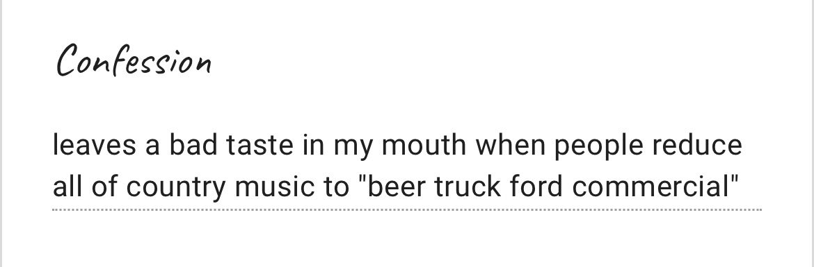 Music Twt Confessions tweet media