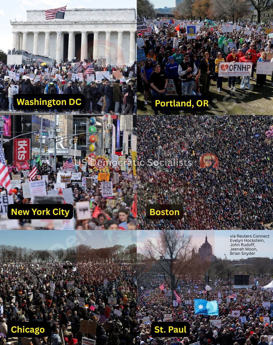 Este es el verdadero sentimiento del pueblo norteamericano, no hay engaños, un grito une las multitudes: #NoKings.
#CubaNoEstáSola