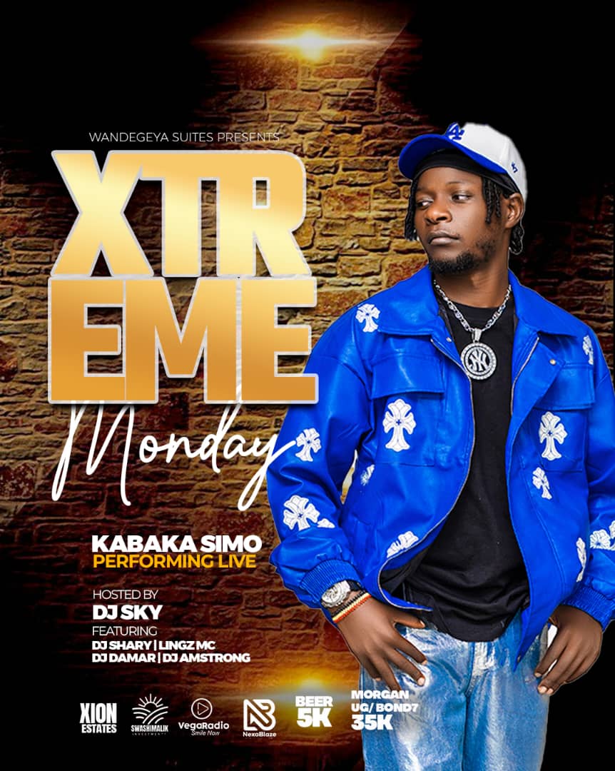 lingz_emcee1189's tweet photo. Your Monday party back bigger better than ever 
#ExtremeMondays @wandegeyaSuits

Don't miss @MegatoneUG and @badmanKabakaSimo spreading realest vibrations alongside a huge lineup of djz+ Mcs...

See you all 
#TheMicEngine #PositiveVibrationz https://t.co/iIByigHG3T
