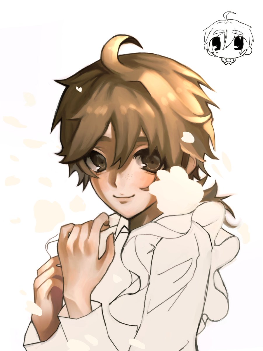 tomoraisu's tweet photo. i tried something #wip 
#あんさんぶるスターズ #真白友也 https://t.co/nwGx9LhVxc
