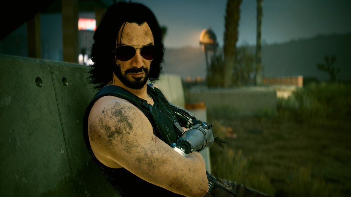 Dess1823's tweet photo. #cyberpunk #cyberpunk2077 #johnnysilverhands https://t.co/HE5cVRidn2