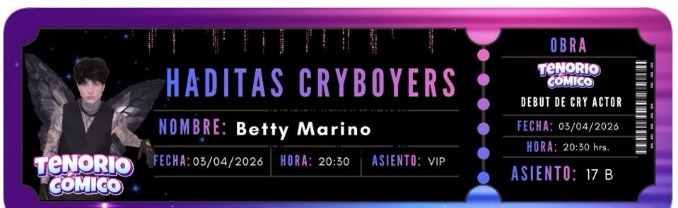 “Un granito de cariño puede convertirse en una sonrisa enorme”🖤
#HaditasCryboyer