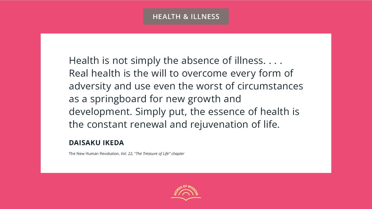 daisakuikeda_of's tweet image. For more quotes, head to: daisakuikeda.org/sub/quotations…

#WorldHealthDay #DaisakuIkedaQuotes #WordsofWisdom #PeaceThroughDialogue