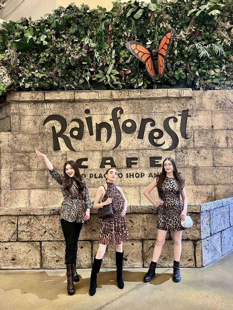 K3SistersBand's tweet photo. Traveling through some of Dallas' iconic places to celebrate K3 Sisters Momma/Jamie's Birthday! #Dallas #ReunionTower #CrownBlock #DallasMuseumOfArt #RainforestCafe @RainForest_Cafe @DallasMuseumArt https://t.co/BSeJaz3iW0
