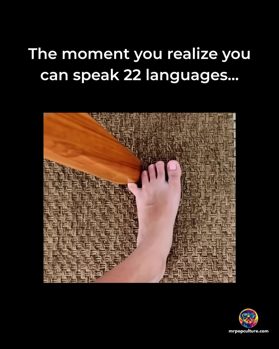 itsmrpopculture's tweet image. Or in my case 25... 
#ouch #hurt #toe #stubtoe