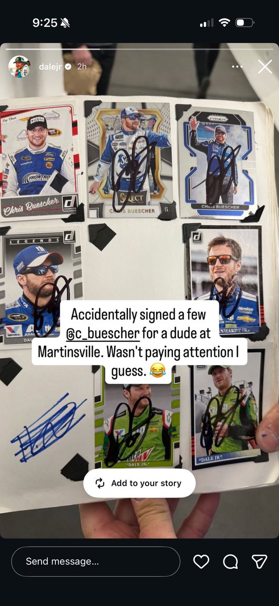 Chris Buescher tweet media