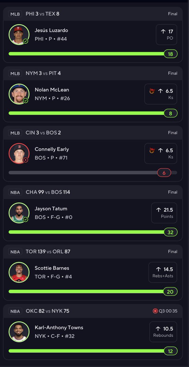 KashyLocks's tweet photo. NBA/MLB 3-29 Betting Card🏀⚾️:

Karl-Anthony Towns “O” 12.5 Reb+Ast✅
#Newyorkforever  

Jesús Luzardo “O” 16.5 Pitching Outs✅
#RingTheBell  

Connelly Early “O” 5.5 Ks✅
#DirtyWater  

B2B SWEEPS 🧹

WHAT A DAY IN THE VIP‼️

I’ll be giving  away 25 dollars for whoever joins my VIP (3Day Free Trial) likes retweet and Comment their Cashapp or PayPal Will be picking winners Tomorrow night 🤝🏿

Remember gotta Join the VIP to enter the giveaway & for all my slips 3 day Free trial 👇🏿

https://t.co/zMeqCnAasO

❤️ IF YOU TAILED