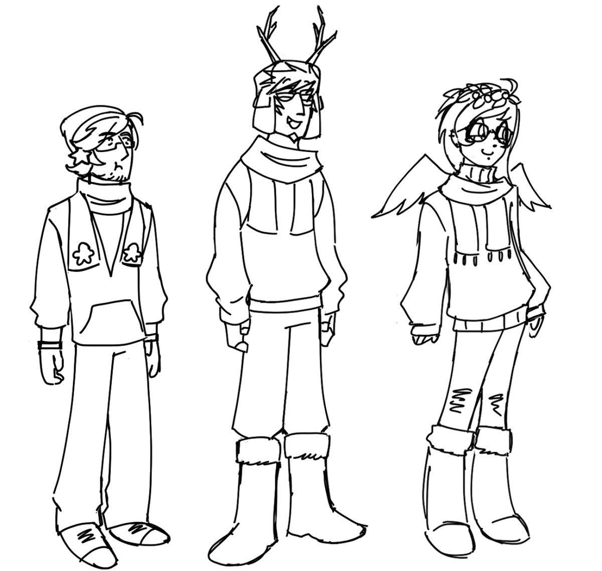 danred47's tweet photo. #robloxart me and friends avatars for christmas https://t.co/416tiPOxvu