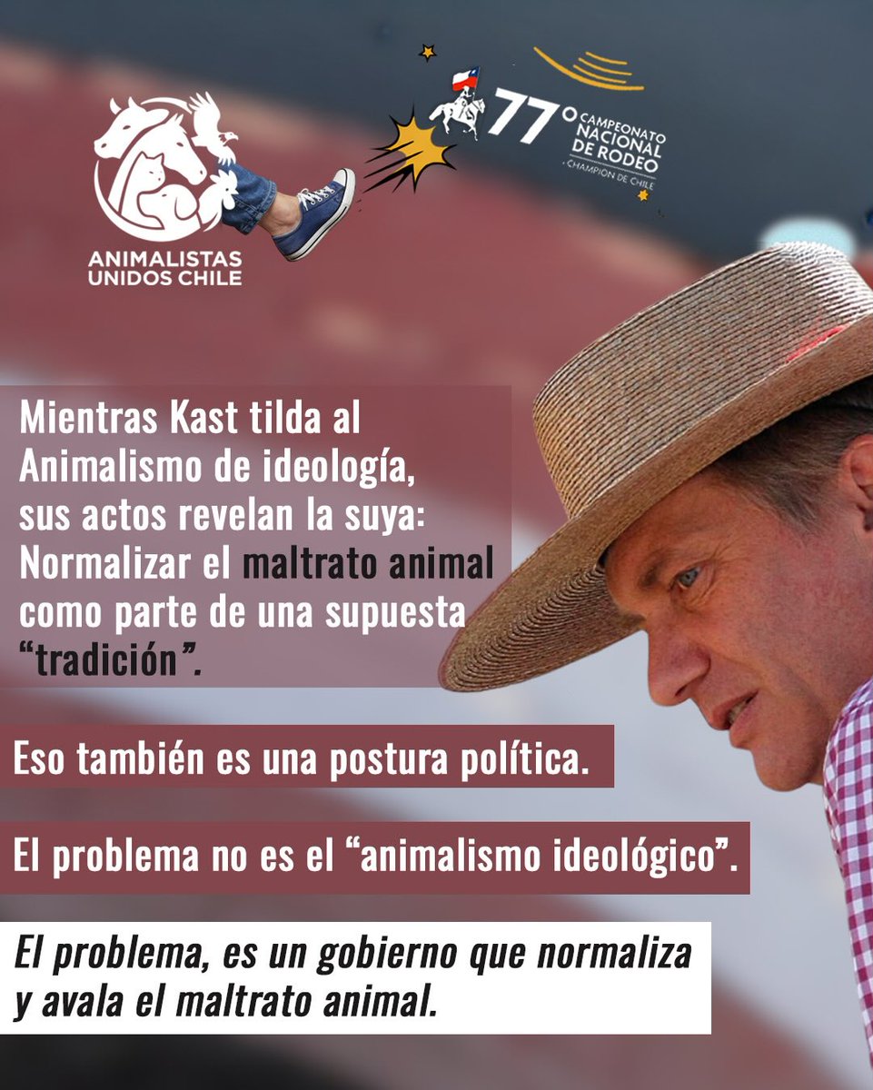 ChileUnidos's tweet photo. NO AL RODEO SEÑOR KAST https://t.co/ooPctXexzY