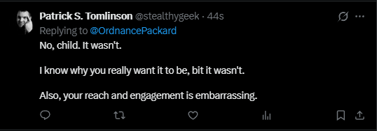 Ordnance Jay Packard Esq. tweet media