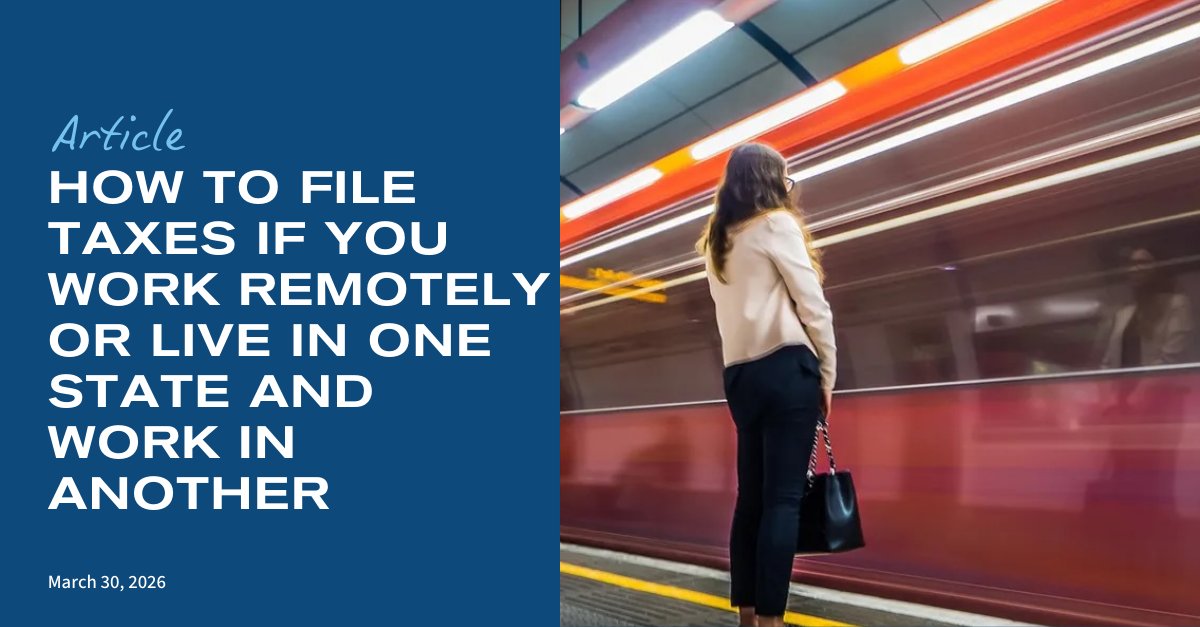dommirabella's tweet photo. Don’t let tax season surprises derail your financial plan. Learn what you need to know about living and working in different states. https://t.co/dmiJYU0YYN https://t.co/uIF7QilBKV