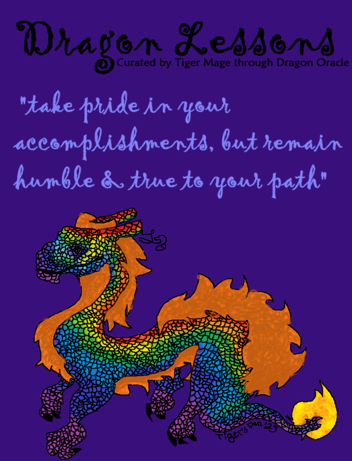 TigersMageDen's tweet photo. Dragon Lessons #14: Take Pride in Your Accomplishments, But Remain Humble &amp; True to Your Path 🐉

Starling, your gifts are real &amp; growing daily with your efforts! Walk with #grace and shine without losing your #grounding~🔥

#dragonwisdom #oracleguidance #spiritualgifts https://t.co/IRks1jCpwO
