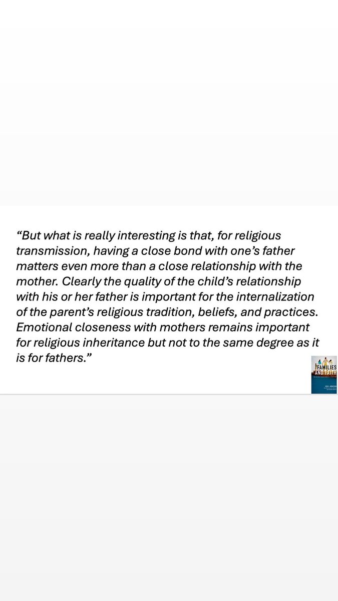 Families &amp; Faith. Such an insightful book.