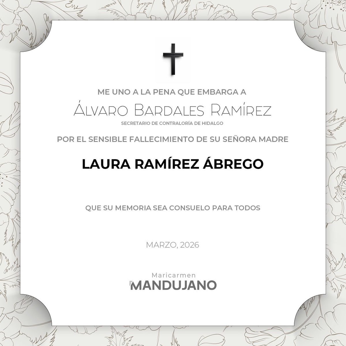 ▪️Acompaño de corazón al Dr. <a href="/AlvaroBardales2/">Alvaro Bardales R</a> en este difícil momento.▪️

<a href="/Contraloria_Hgo/">Contraloría Hidalgo</a>