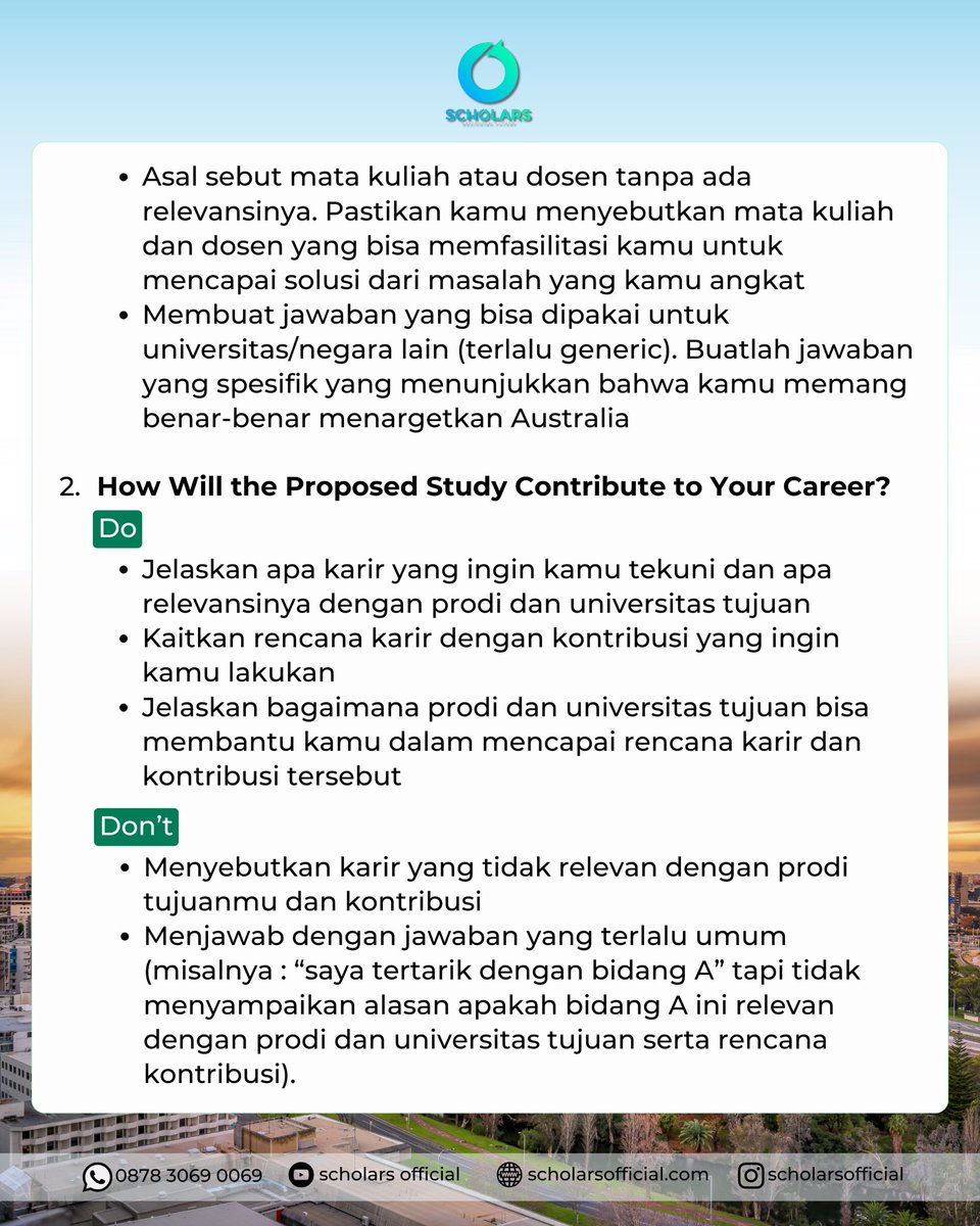 scholars_ig's tweet photo. 🔥 4 beasiswa full S1, S2 & S3 lagi dibuka bulan ini!
💡 Tips penting: do & don't essay Beasiswa Australia, New Zealand & berbagai negara + CV Beasiswa Malaysia
#beasiswa #beasiswaupdate #s1 #s2 #s3 #lpdp #talenta #manaaki #aas #mis #beasiswamalaysia #beasiswaundangan https://t.co/Qk3ZQneuyj