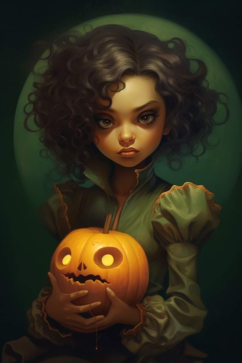 ScaryAllYear's tweet image. Little witch, big dreams, and a glowing grin! This pint-sized pumpkin pal is ready to light up your night with some enchanting Halloween spirit. 🎃
#HalloweenMagic #JackOLantern #SpookyCute #TrickOrTreat