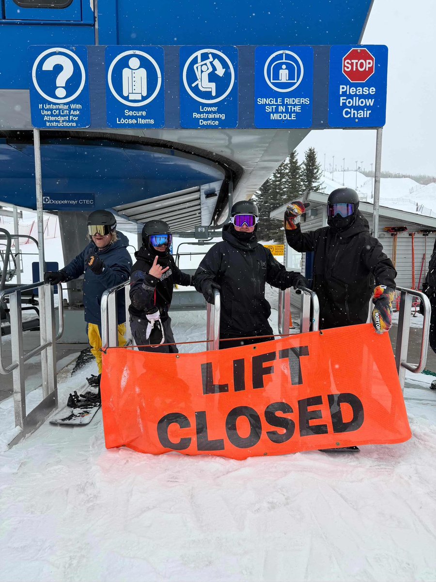 WinSportCanada's tweet photo. That’s a wrap on WinSport snow season ❄️

It was unreal from start to finish 🎿

Thanks to everyone who was part of it 💙 https://t.co/ZHejUZ8tRa
