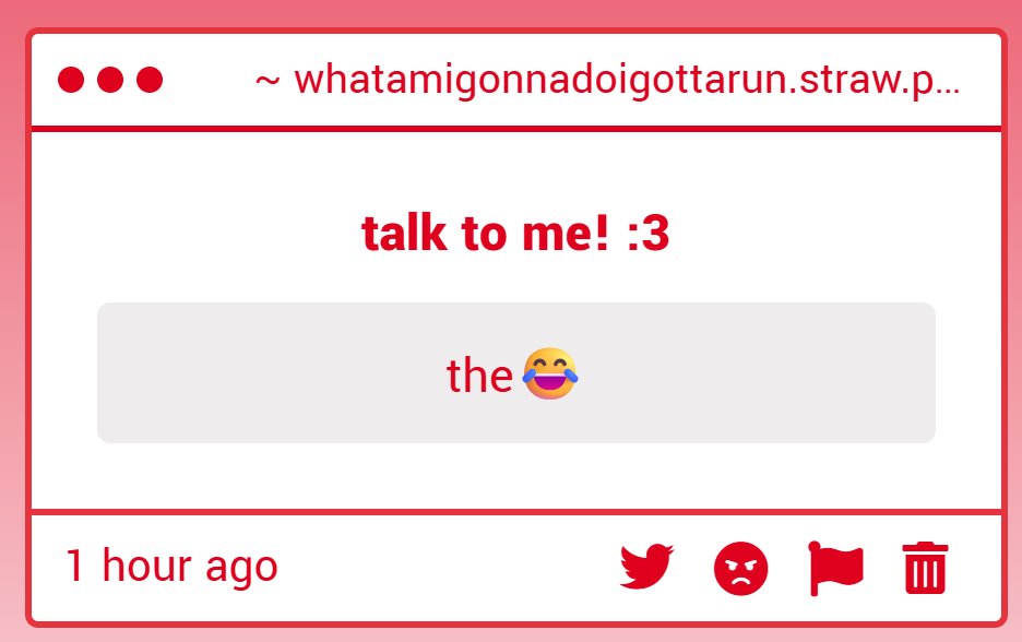 WHAT AM I GONNA DO? I GOTTA RUN tweet media