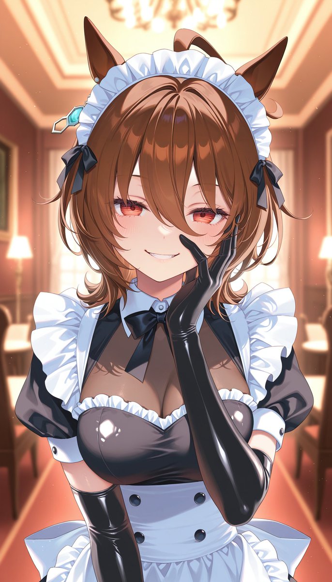 vodka_tirol's tweet photo. おはようございます～（遅）
モルモットくん育成実験中のタキオン
持ってくる飲み物が変な色してそう
Agnes Tachyon https://t.co/26BTYn4t7X