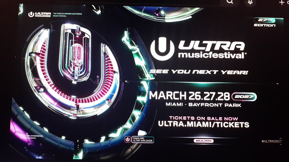 djkairos's tweet image. Los veré pronto 2027 😢😢🥹
#ULTRA2027

#UltraMiami #Ultra2026 #UltraLive #UMFTV