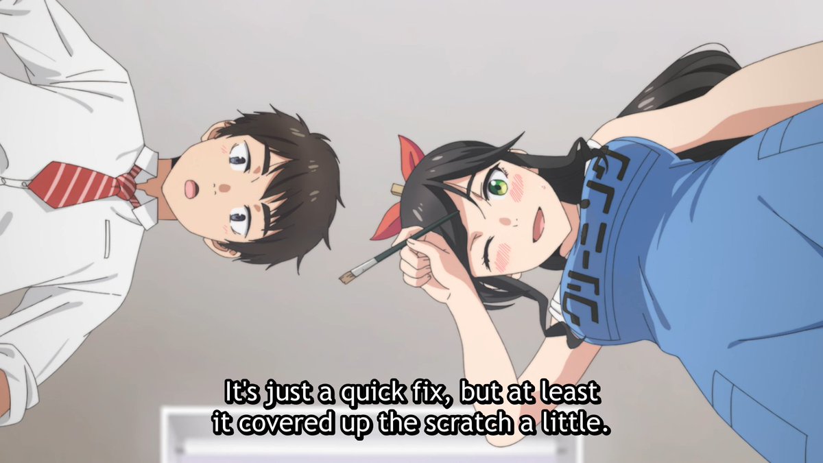 fi_senpai's tweet photo. I've mentioned this before but amazing how they can make an anime about doing your laundry a chill ride. "Wash it all away" is a nice slice of life show if you enjoy that genre. Fairly consistent throughout and nothing really stands out too much. 7/10 https://t.co/J1y54FzzhX