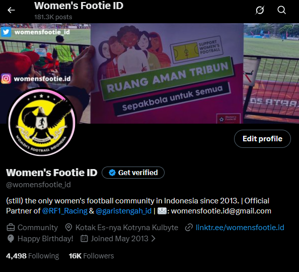 Women's Footie ID tweet media