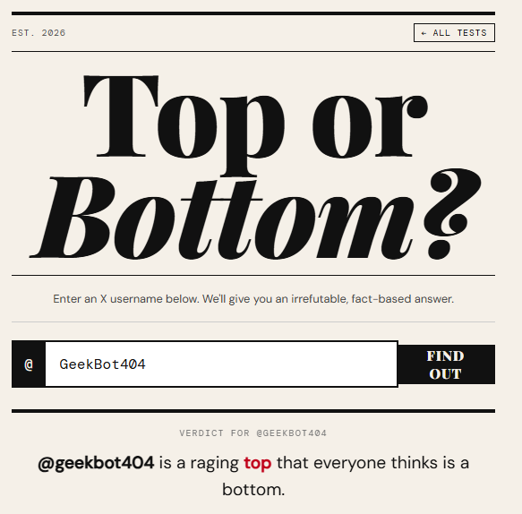 GeekBot404 tweet media