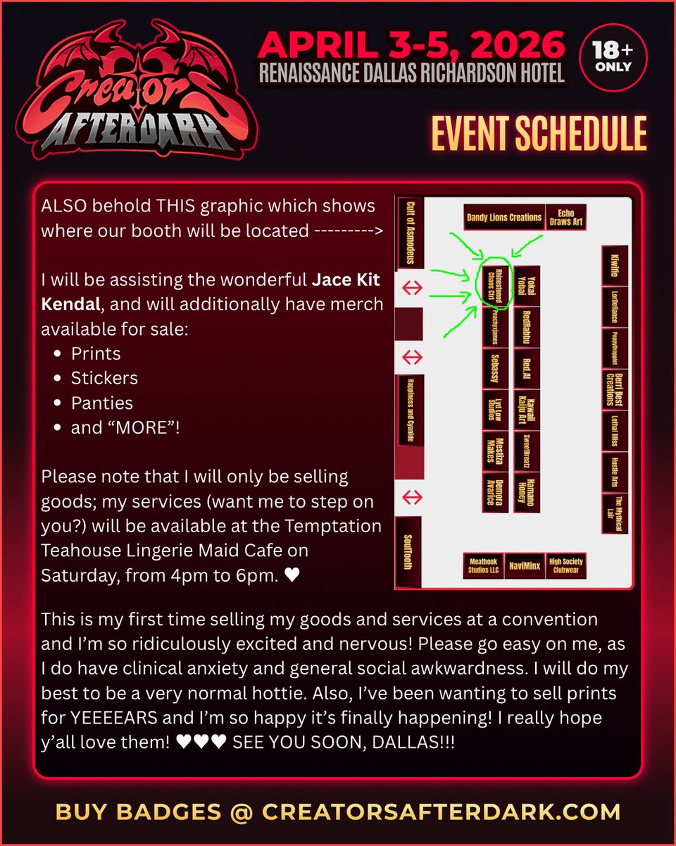 Catpaws @ Creators After Dark!!! tweet media