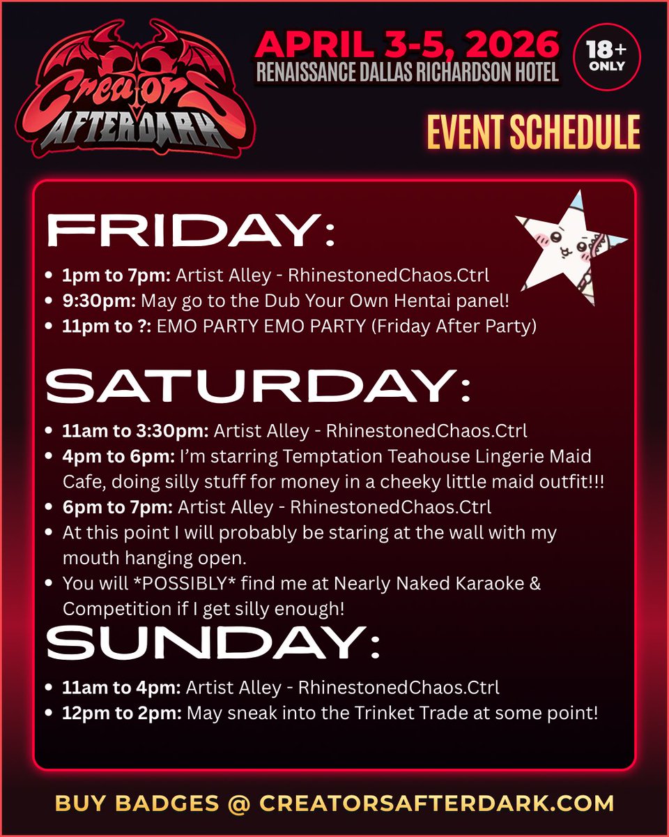 Catpaws @ Creators After Dark!!! tweet media