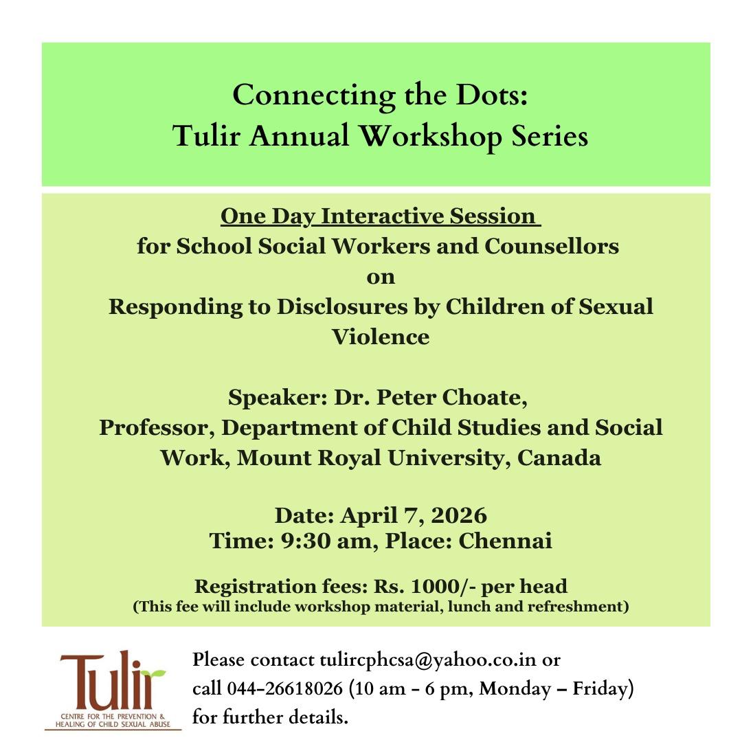 Tulir CSA India tweet media