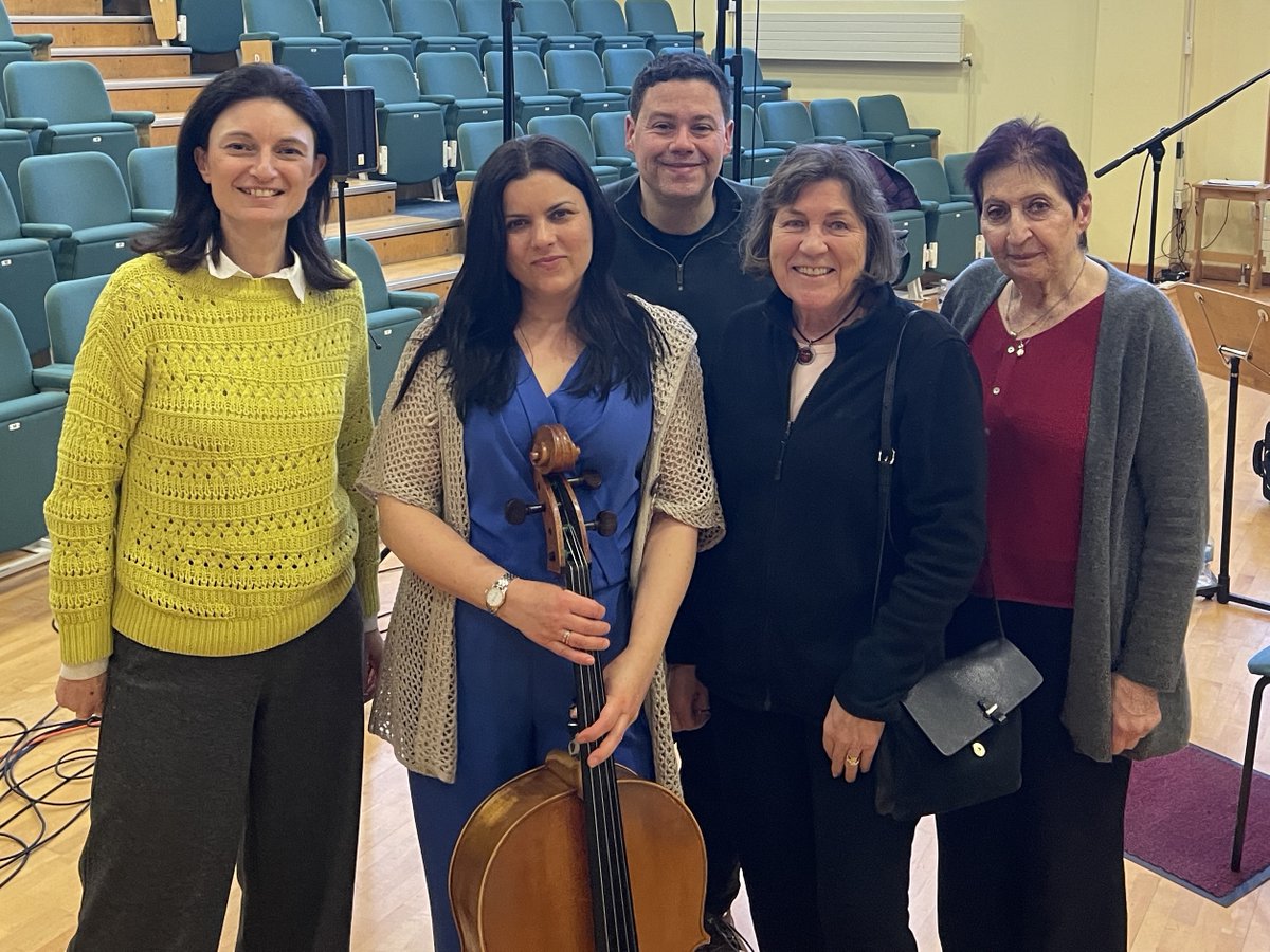 Rhian_Samuel's tweet photo. Great recording session on 28 March at St Paul's School w. Zemlinsky Trio for my 'The Angry Snail' with Emma Abbate, pf, Evva Mizerska, vc, Peter Cigleris, cl, and Siva Oke of Somm Recordings.  @stainerandbell @RWCMD @musicNLW @PluckyPerkins @PianoLieder @NLWArchives https://t.co/mapLbuq0n1