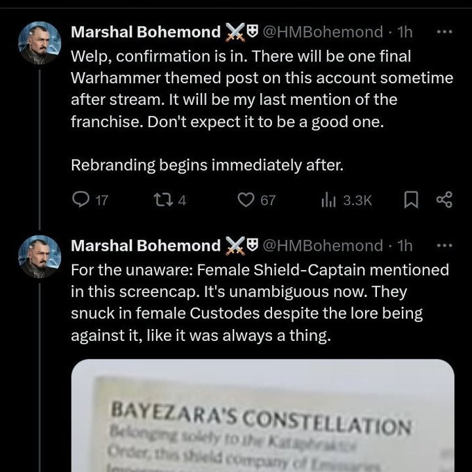 The Noise, Wokehammer CEO tweet media