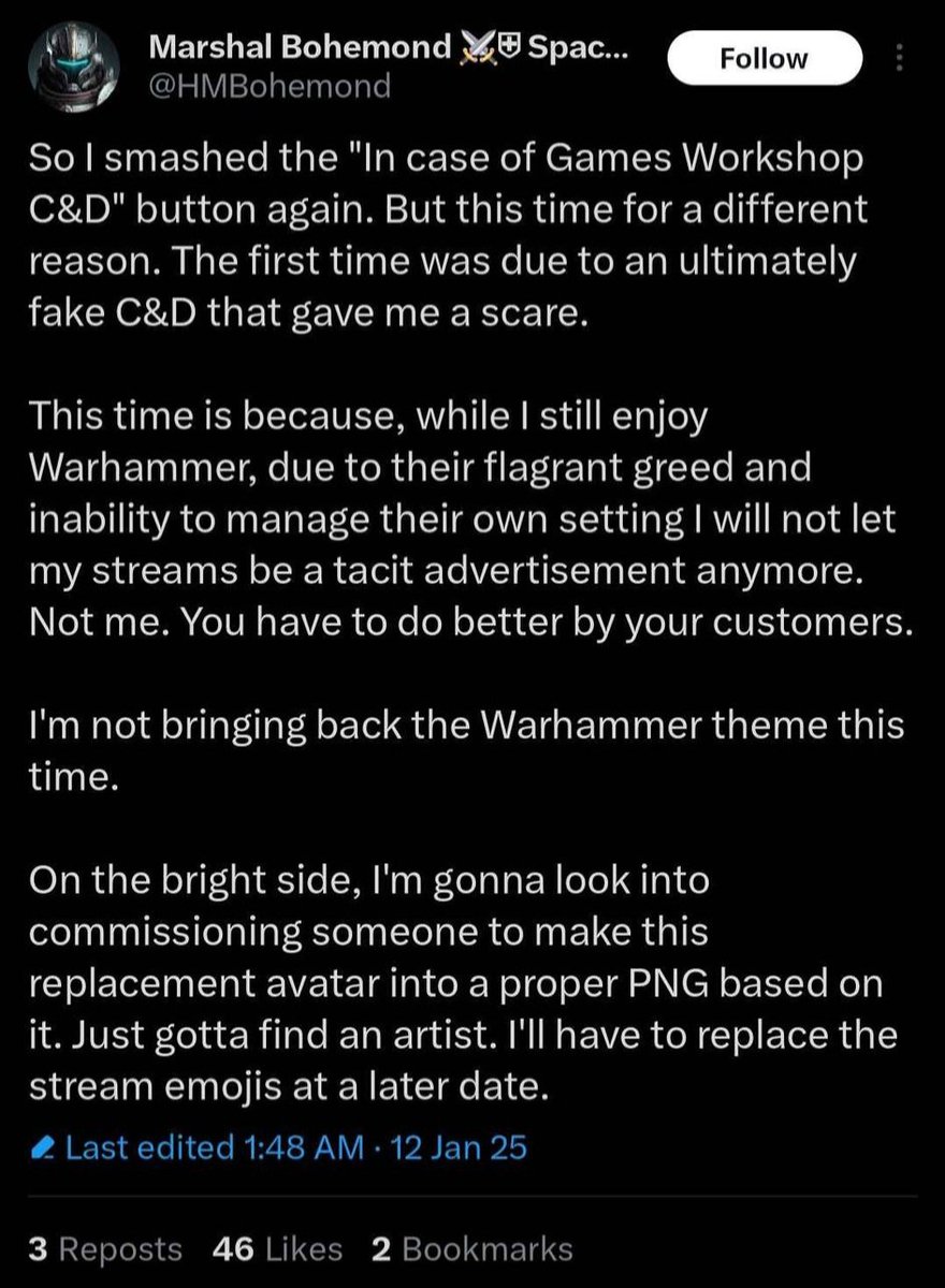 The Noise, Wokehammer CEO tweet media