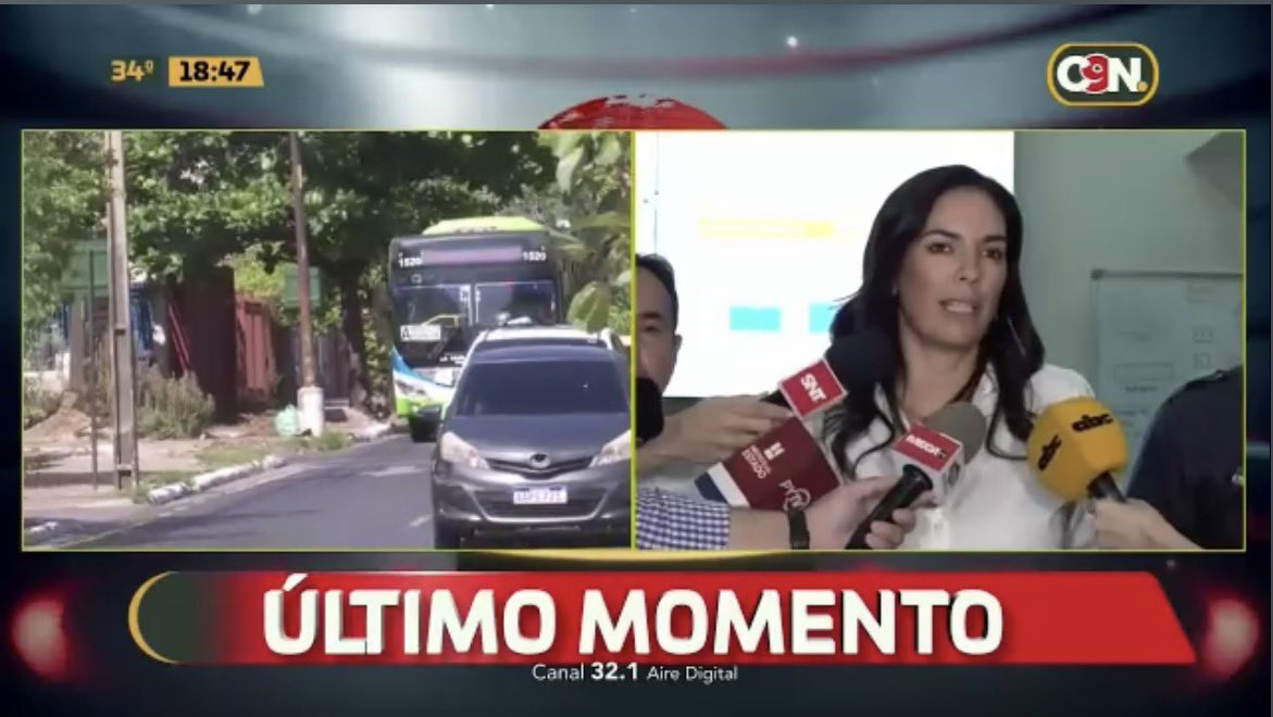 #AHORA: el Gobierno anuncia que desde este lunes se normaliza la circulación de buses con la garantía de provisión de combustibles.
Empresarios piden revisar base tarifaria.
“El estado está al día con sus obligaciones con el sector transporte”, dice la ministra <a href="/clacent/">Claudia Centurión</a>.