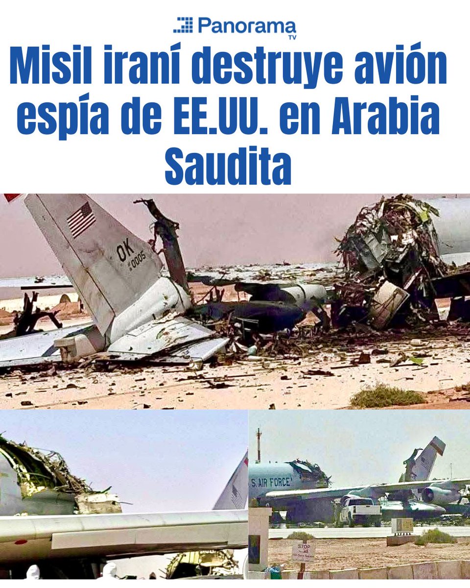 💥 Un Boeing E-3 Sentry de la Fuerza Aérea de Estados Unidos fue destruido en tierra en #ArabiaSaudita.
📉 Millones perdidos en segundos. #Irán #EEUU
⚠️ La guerra ya cambió.
#Geopolítica #Defensa