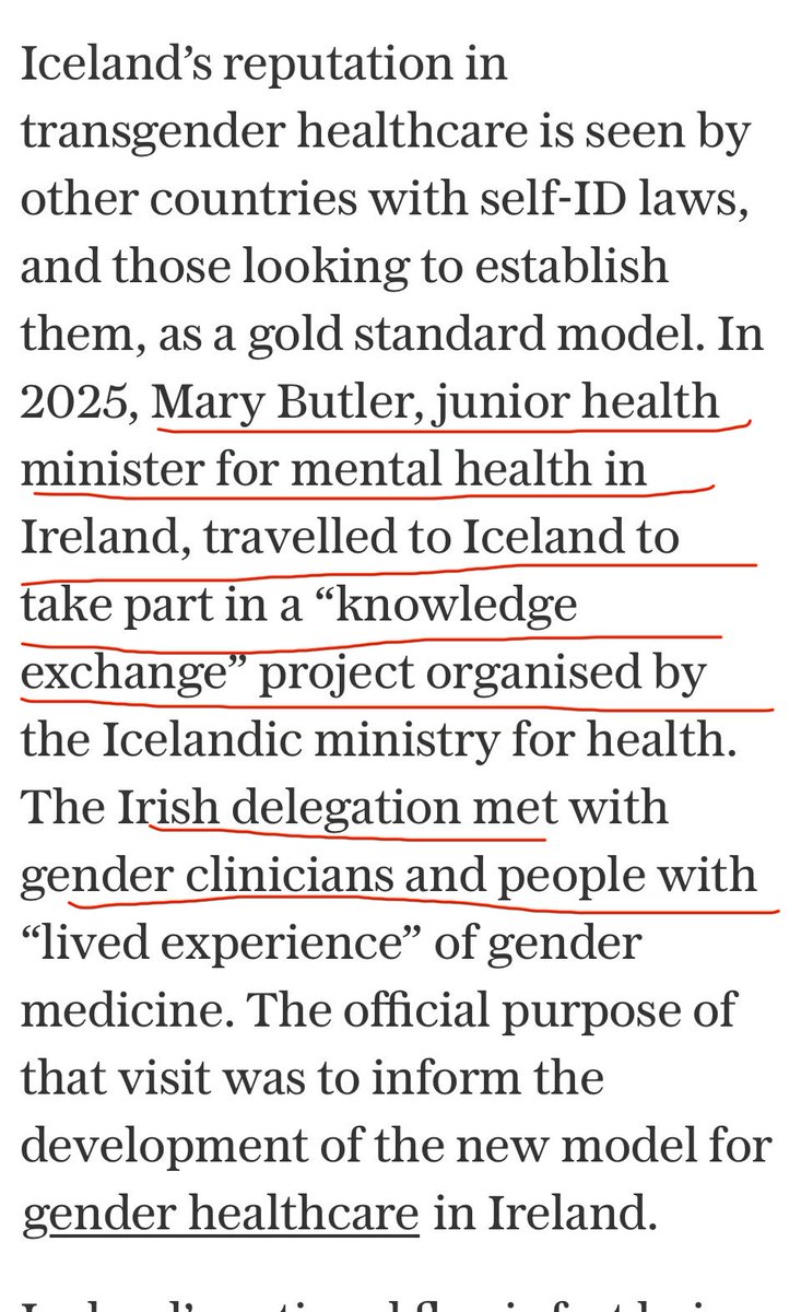 TheCountessIE's tweet photo. All eyes on Iceland. 

What did Julie discover about the country when she visited, and why did a Minister from Ireland visit the Iceland? 

Read her report below. 

Iceland sounds like it’s lost to the cult of gender ideology. https://t.co/eQY2nBDDPp