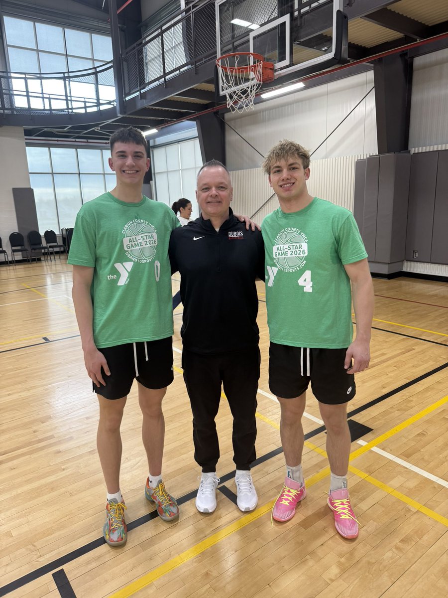 duboishoops's tweet photo. One last ride!  “Team Bennett” (Green) with a 129-93 victory in the Clarion County YMCA / YDL All Star game. Maddox Bennett was named MVP with 23 points. https://t.co/hWnjMB91ZW