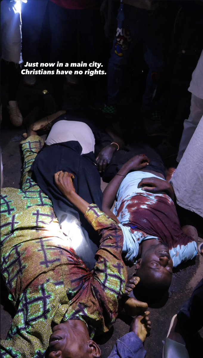 seanfeucht's tweet photo. Even on Palm Sunday, tonight is just another night in Nigeria.

More Christians slaughtered by Fulani militants on motorbikes — and the world keeps scrolling.

How many more?
7,000+ martyrs in 2026 alone… and still silence.

Does anyone care? https://t.co/hTVPssV95D