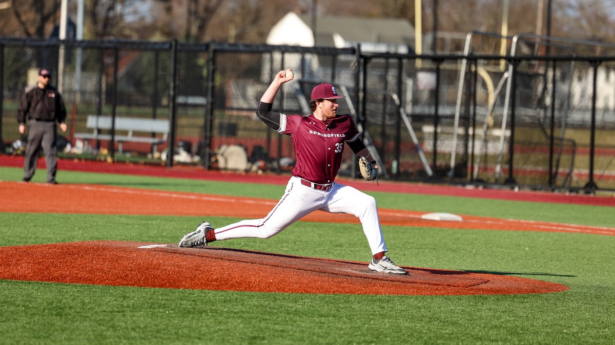 SC_Pride's tweet photo. Mayo's No-Hitter Highlights #SpringfieldCollege Baseball's Sweep of Emerson to Open NEWMAC Play https://t.co/C9Wzlc4Zas https://t.co/HKAdHbk4QE