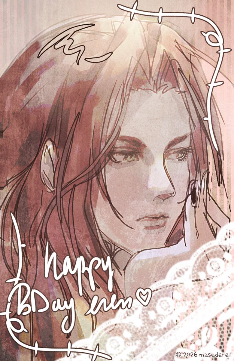 Is that my honeybunchsugarplumpumpy-umpyumpkinsweetiepiecuppycakeguumdropsnoogumsboogums birthday #erenjaeger #aot #エレン・イェーガー生誕祭2026