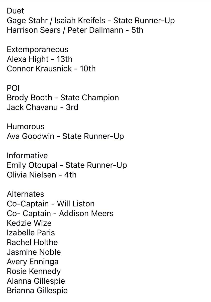 York One-Act/Speech tweet media