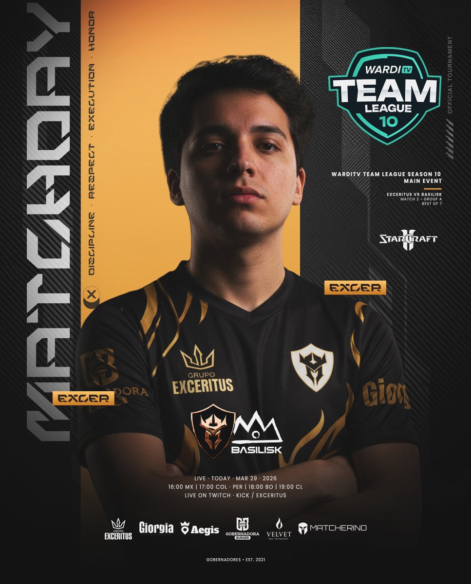 exceritus's tweet photo. Weโve seen the fall. Now itโs time to rise
๐ฎ #StarCraft2
๐ WardiTV Team League โ Season 10 Main Event
โ๏ธ Match 2 | Group A | Bo7
๐ BASILISK
โฐ 16:00 ๐ธ๐ป ๐ฒ๐ฝ | 17:00 ๐จ๐ด ๐ต๐ช | 18:00 ๐ง๐ด | 19:00 ๐จ๐ฑ
Watch live:
https://t.co/axFnTgSdPu
#Exceritus #ExcerProtocol #WeAreExceritus #WeAreTheGovernors